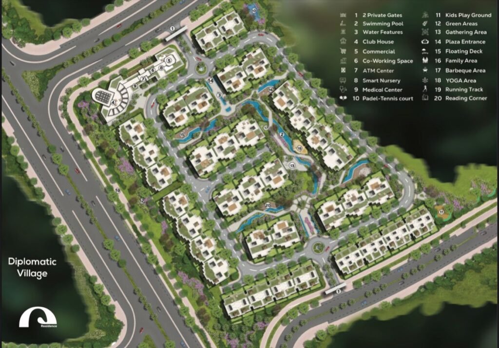 كمبوند قمري العاصمة الإدارية