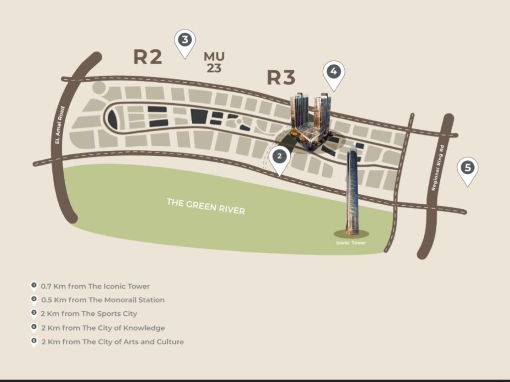 Double Two Tower مول استثماري