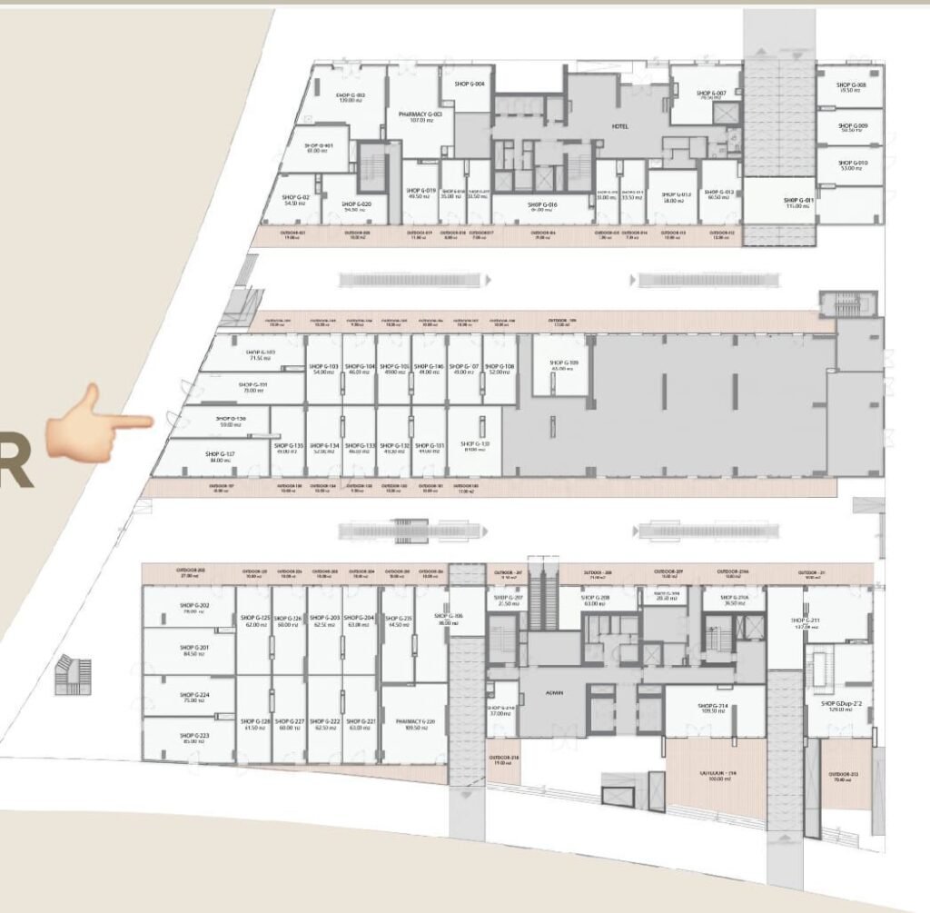 Double Two Tower مول استثماري