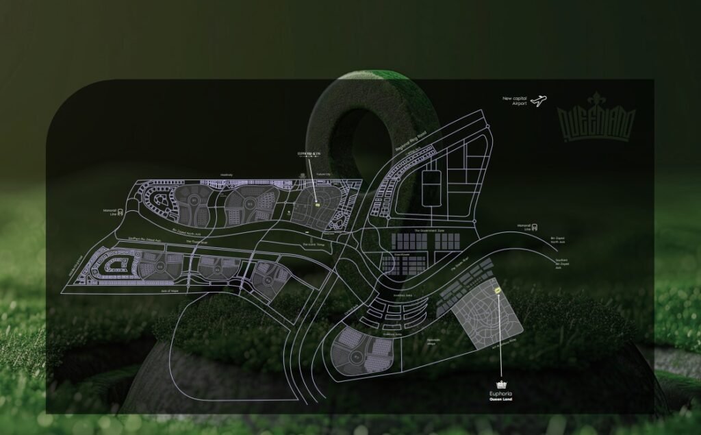 كمبوند ايفوريا كوين لاند العاصمة الإدارية